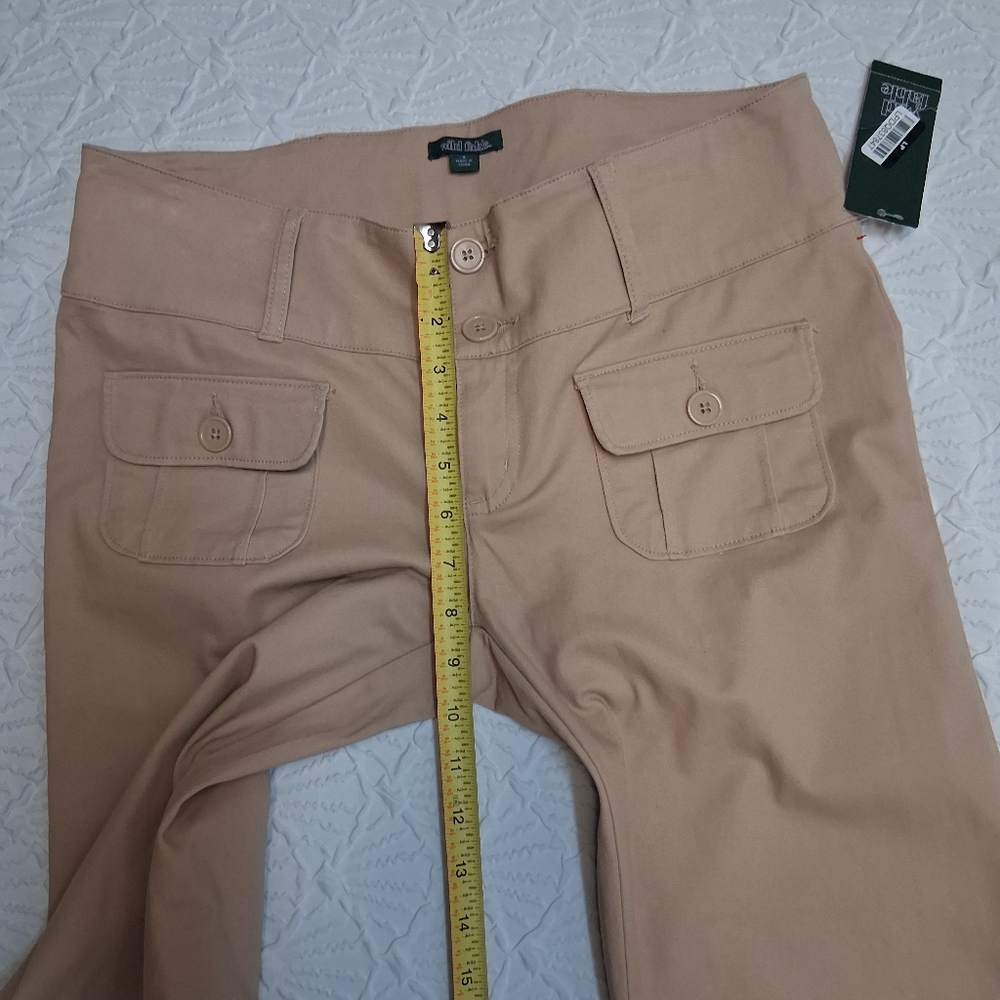 Wild Fable New Beige Flare Pants with Pocket Details Size 4 - Picture 14 of 17